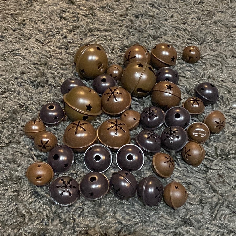 Assortment of rustic Christmas bells
